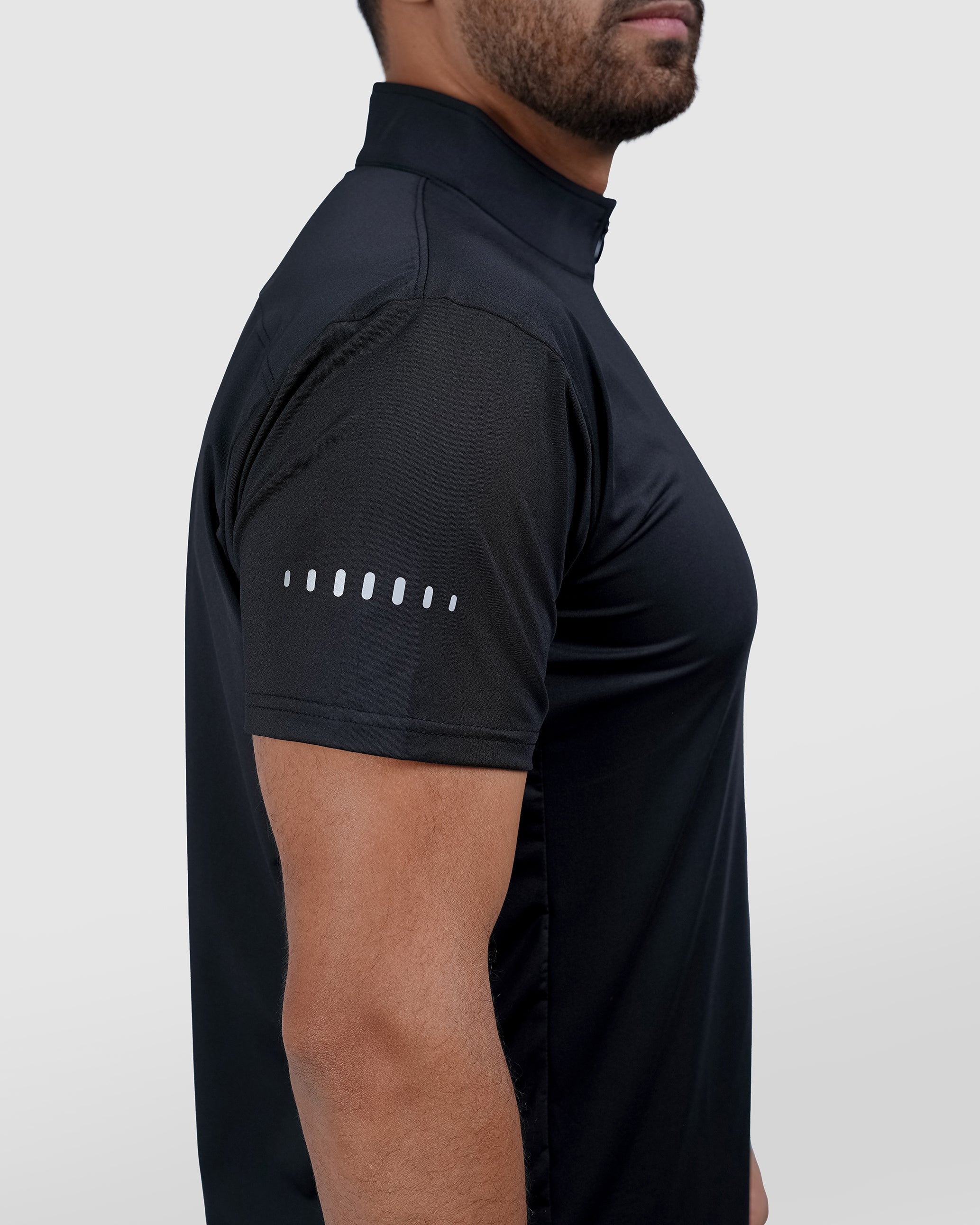 COURTS Men’s Half-Zip Polo T-Shirt