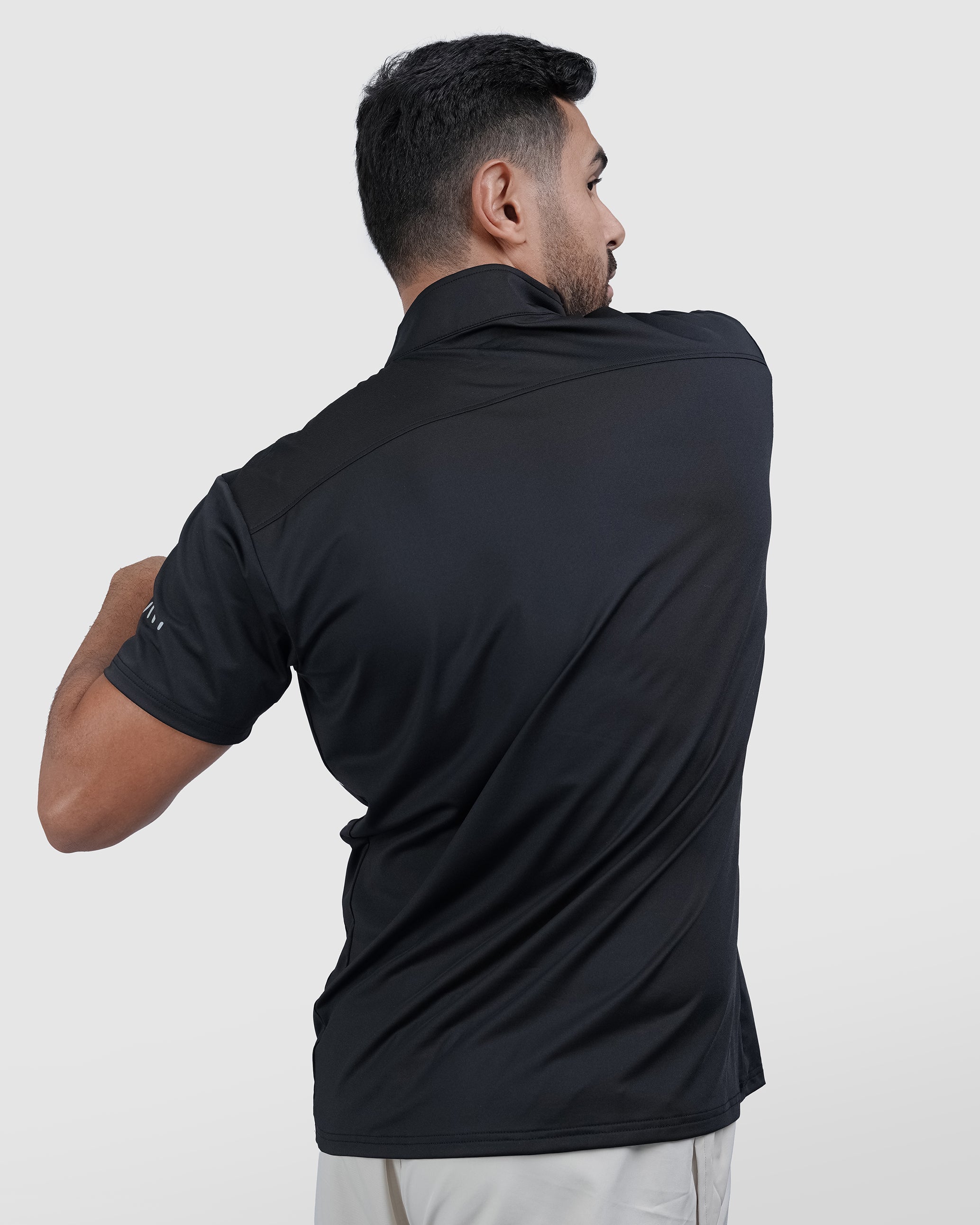 COURTS Men’s Half-Zip Polo T-Shirt