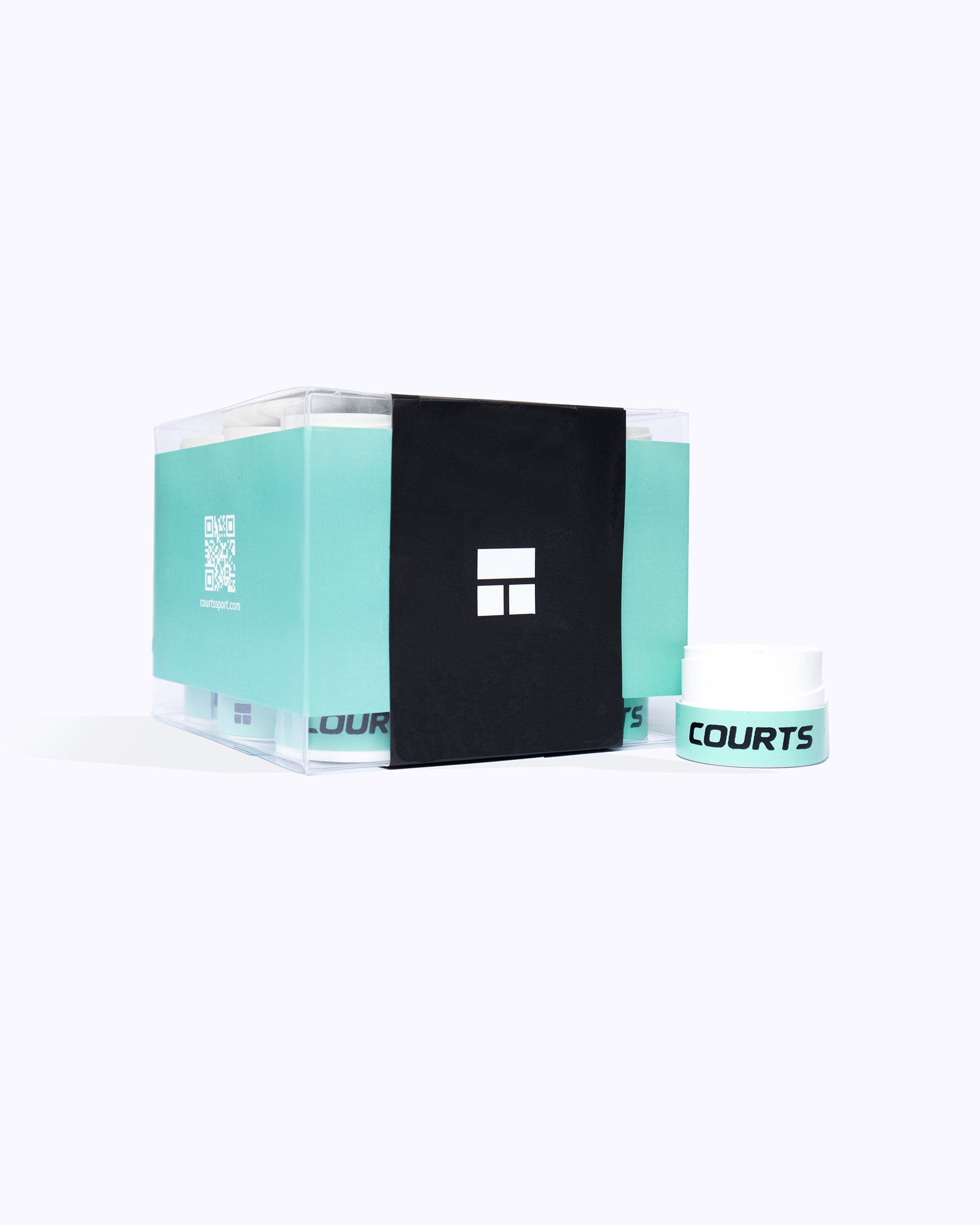 COURTS-Pro White Overgrip – Box Of 27 pieces